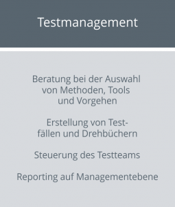 Aufgaben Testmanagement