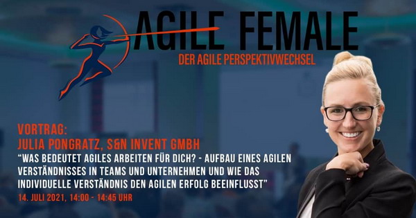 Vortrag auf der Konferenz Agile Female