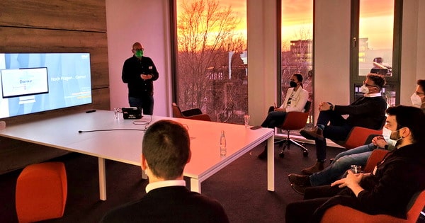 Kaminabend beim SICP Digital Talents Program